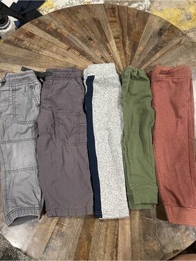 Oshkosh Carter's Kids Joggers & Cargo Pants - Gray, Charcoal, Heather, Olive